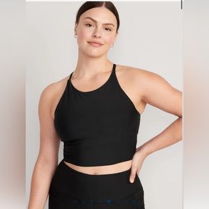 Old Navy Light Support PowerSoft Longline Sports Bra (NWT)